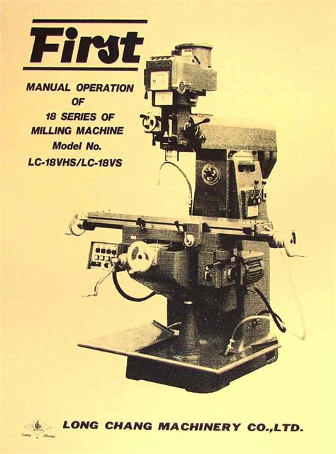 vmc mill machine manual pdf